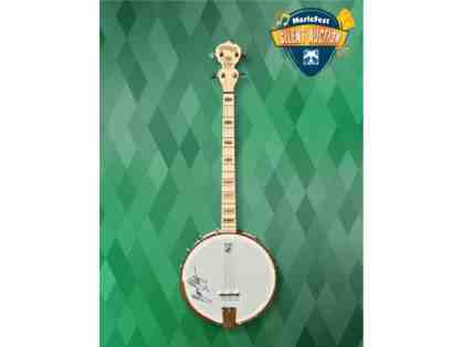 Deering 19-fret Tenor Banjo autographed by Jens Kruger