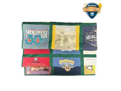 Handmade MerleFest Artist-T Quilt