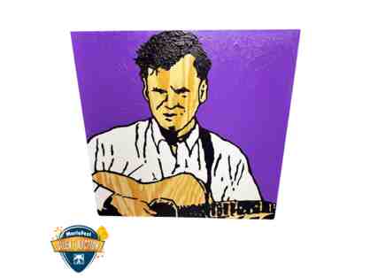 Doc Watson Acrylic Painting