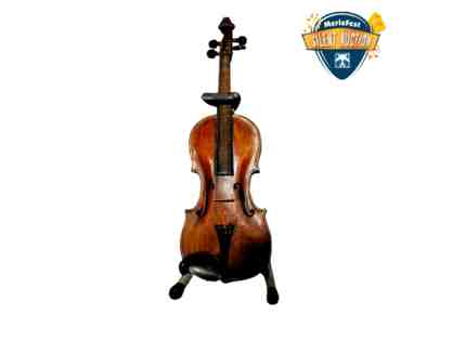 German Made Violin labeled from the Saunders Collection