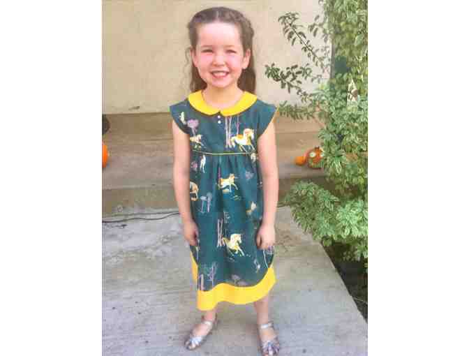 Custom Children's Dress or Skirt by Ragon Duffy of Mad Tea Designs