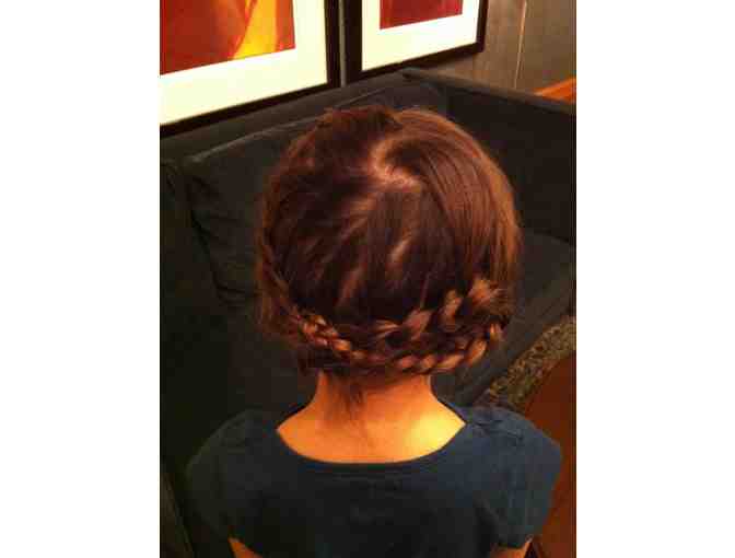 Hair braiding for Father-Daughter Prom by Cate