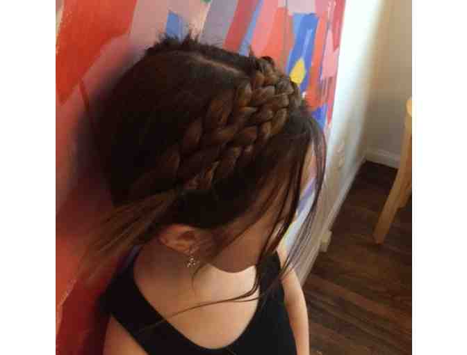 Hair braiding for Father-Daughter Prom by Cate