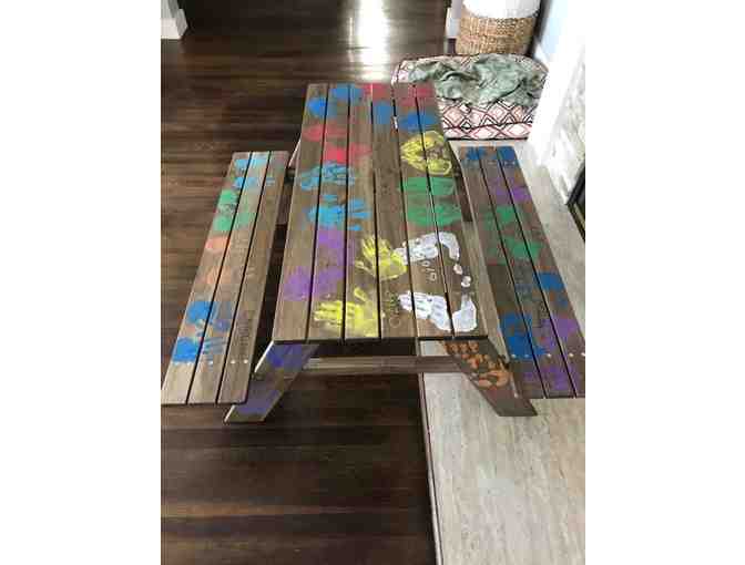 Handprint Picnic Table--KA