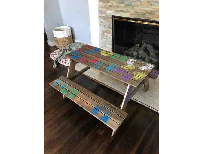 Handprint Picnic Table--KA