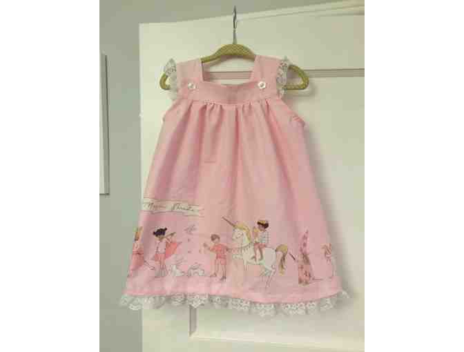 Custom Designed Children's Dress Handmade by Ragon Duffy of Mad Tea Designs