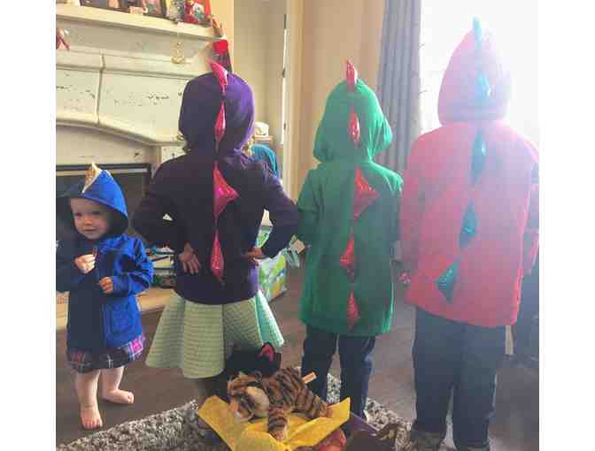 Custom Made Dragon Sweatshirt by Ragon Duffy of Mad Tea Designs