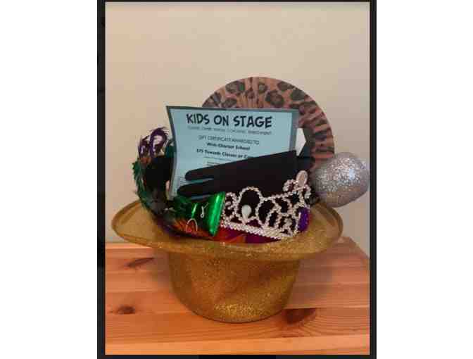 Kids On Stage: $75 Gift Certificate & Hat Filled with Goodies