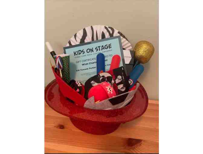 Kids On Stage: $50 Towards Parties or Private Coaching & Hat Filled with Goodies