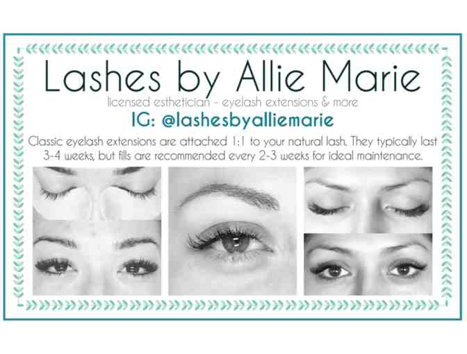 Lashes by Allie Marie: Full Set of Classic Eyelash Extensions and First Fill