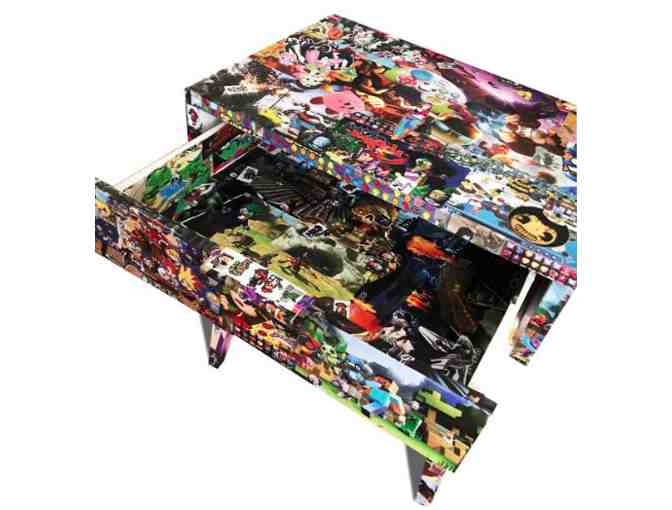 Video Game-Themed End Table--by WISH Academy Students