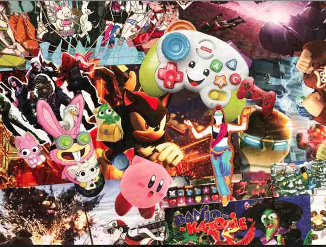 Video Game-Themed End Table--by WISH Academy Students