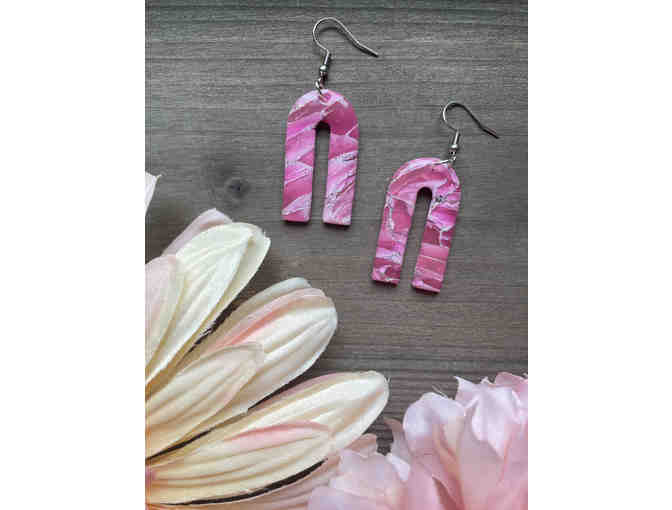 Handcrafted Elegance: Rose Mountain Earrings