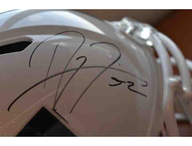 Ray Lewis Autographed University of Miami Football Helmet