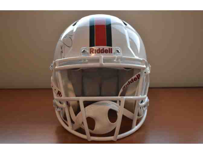 Ray Lewis Autographed University of Miami Football Helmet