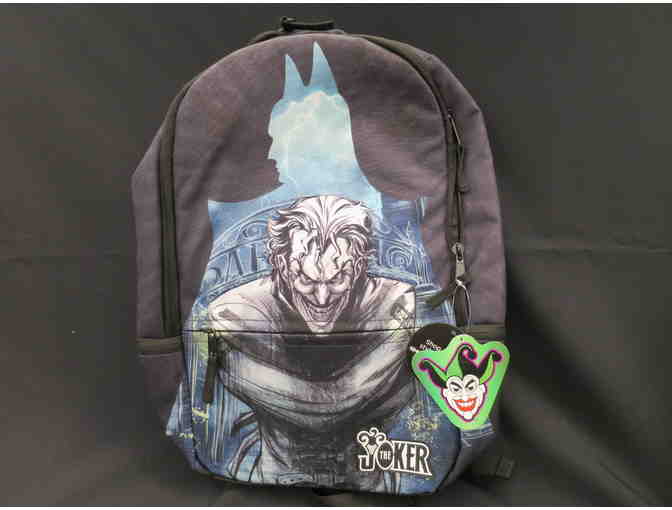 THE JOKER: BACKPACK, ALARM CLOCK AND WATER BOTTLE