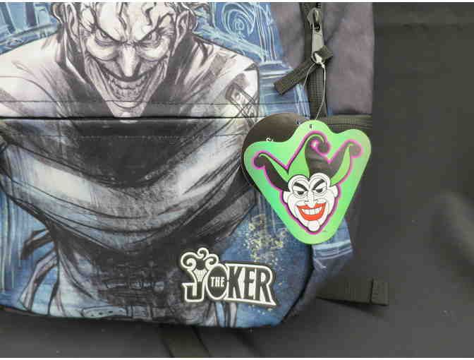 THE JOKER: BACKPACK, ALARM CLOCK AND WATER BOTTLE