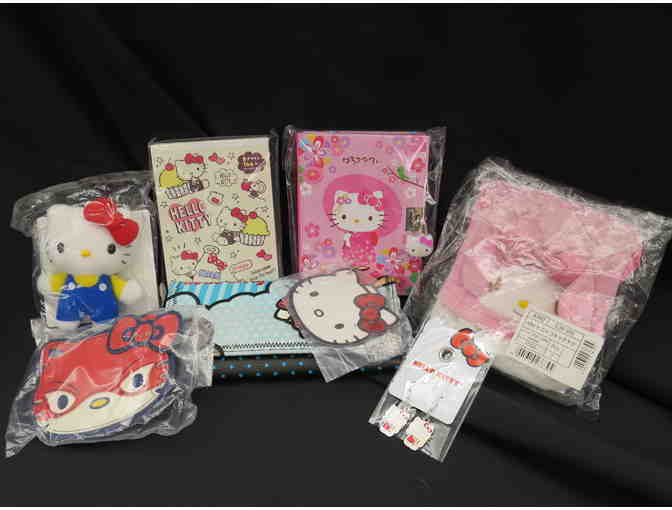 MEOW: HELLO KITTY PACKAGE - ACCESSORIES, PENS, WATER BOTTLE, STICKERS & MORE