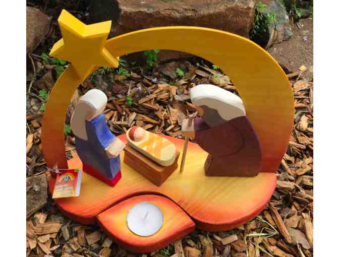 Ostheimer - Handmade Nativity Candle Holder