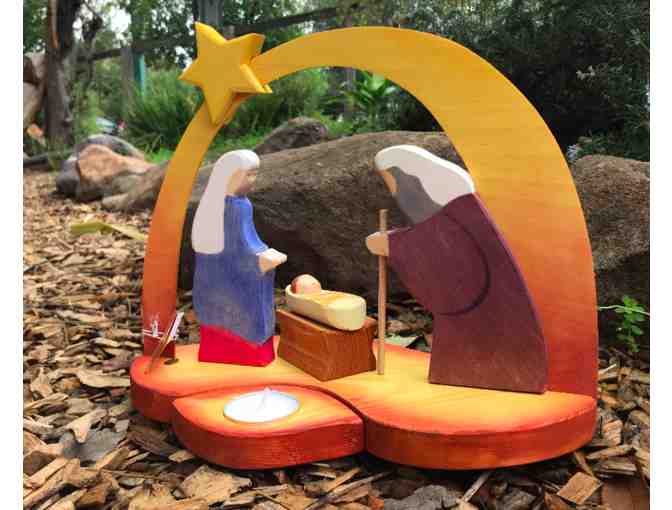 Ostheimer - Handmade Nativity Candle Holder