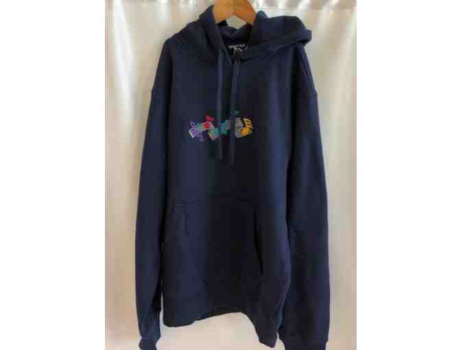 Embroidered Hooded Sweatshirt