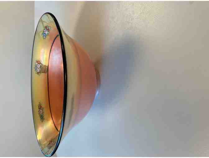 Iridescent Hand Painted Bowl