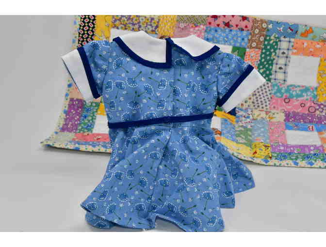 18 inch Doll Dress and Quilt