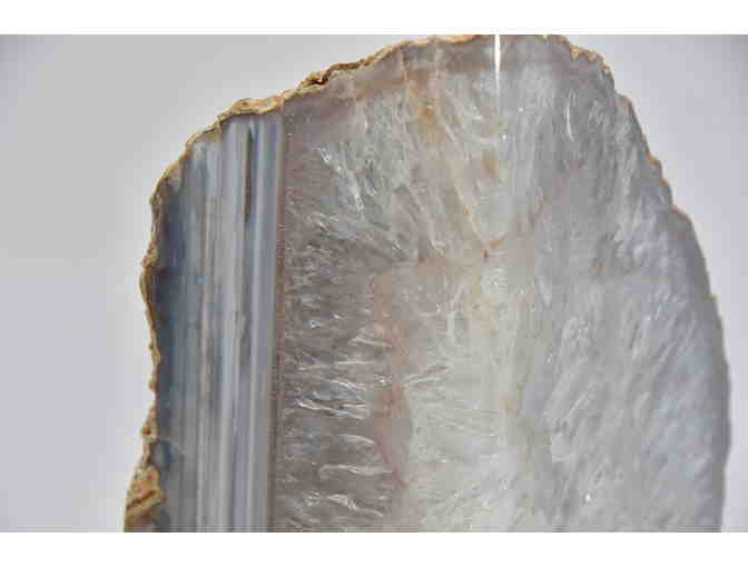 Quartz & Agate Bookends