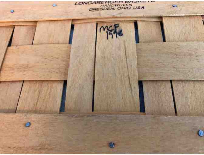 Longaberger Pie basket and Book