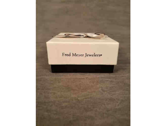 1/3 cttw. Diamond Circle Pendant set in 14kt White Gold - Fred Meyer and Littman Jewelers