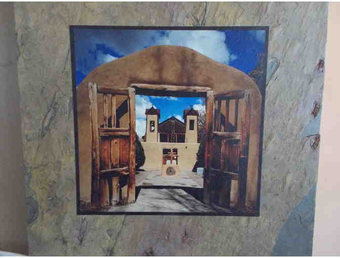 Santuario de Chimayo, New Mexico Slate Pics from Lema's Kokopelli Gallery!