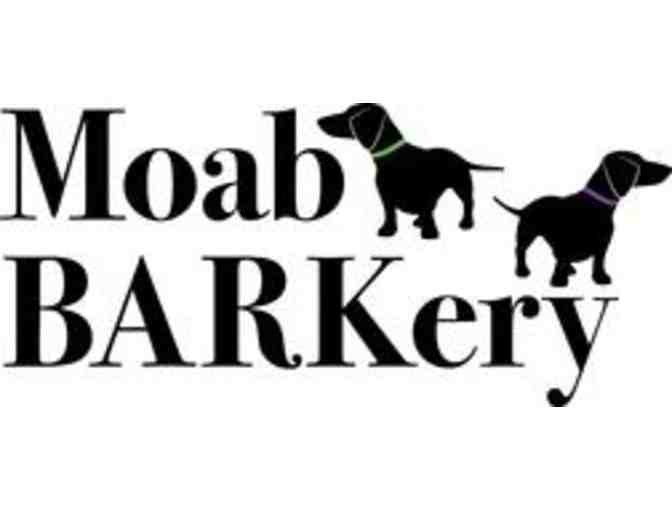Dog Treats included with Jar from Moab Barkery!