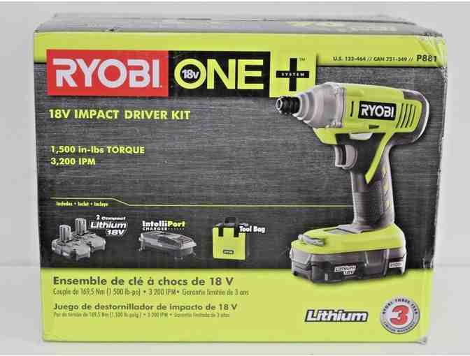 Ryobi One+ 18 volt Impact Driver Kit  from Henderson Leasing Company!