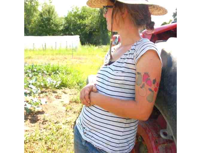 Pack of Veggie Lovers Temporary Tattoos by Tater Tats!