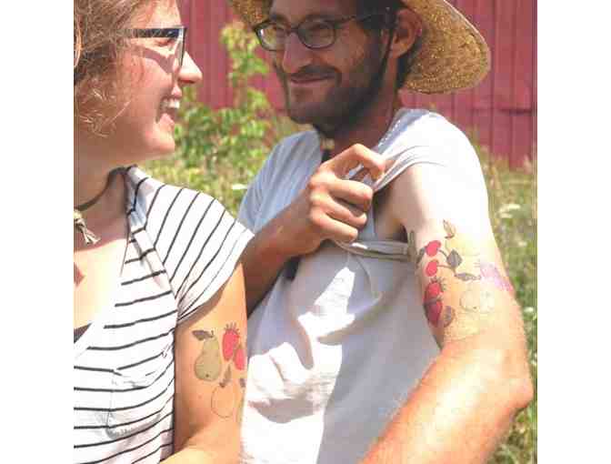 Pack of Veggie Lovers Temporary Tattoos by Tater Tats!