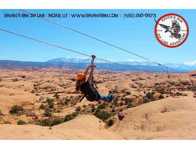 One Adult Zipline Adventure with Raven's Rim!
