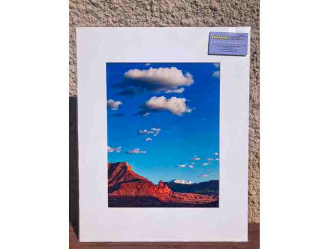 Moab Printworks - Color Photographic Print of 'Clouds Over Fisher Towers' by David Brown