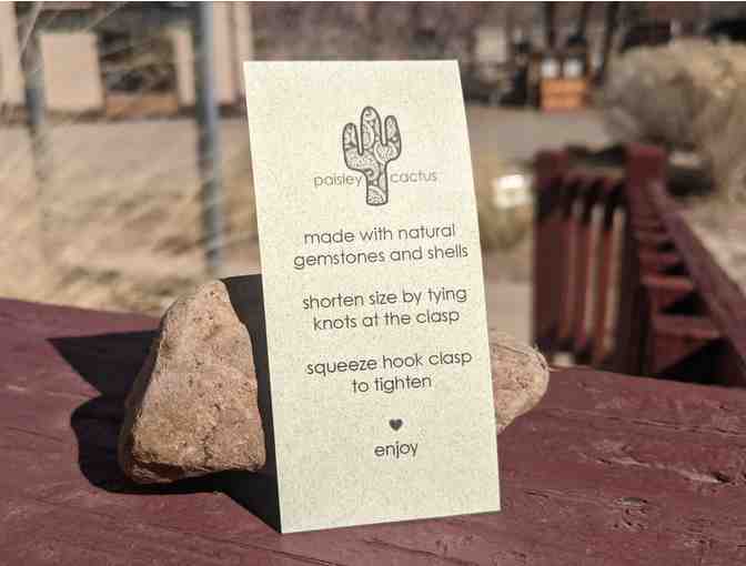 Paisley Cactus by Rikki Epperson- Mother of Pearl Earrings