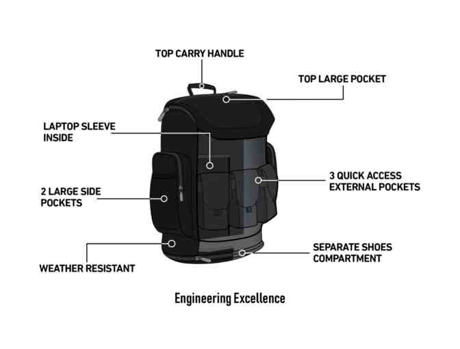 Viking Bags - Trident Large Motorcycle Backpack