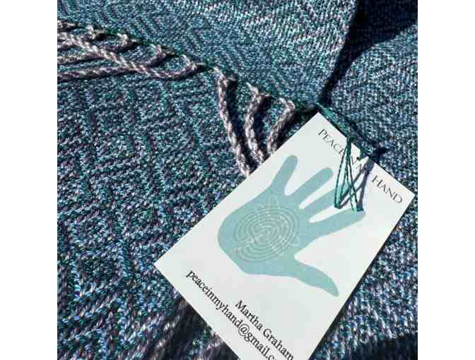 Peace In My Hand - Handwoven Scarf