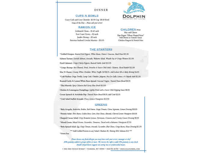 Dolphin Restaurant - $100 Gift Card
