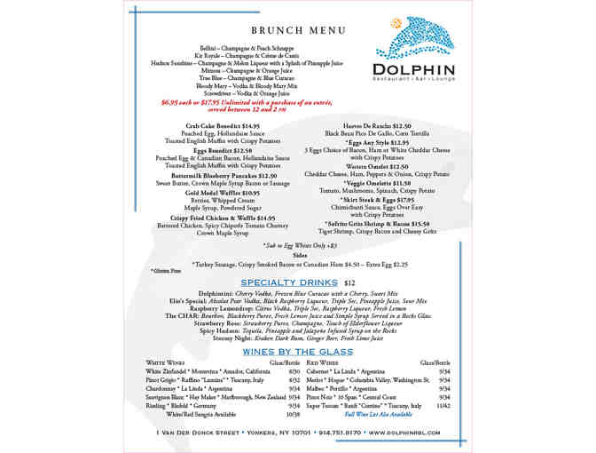 Dolphin Restaurant - $100 Gift Card
